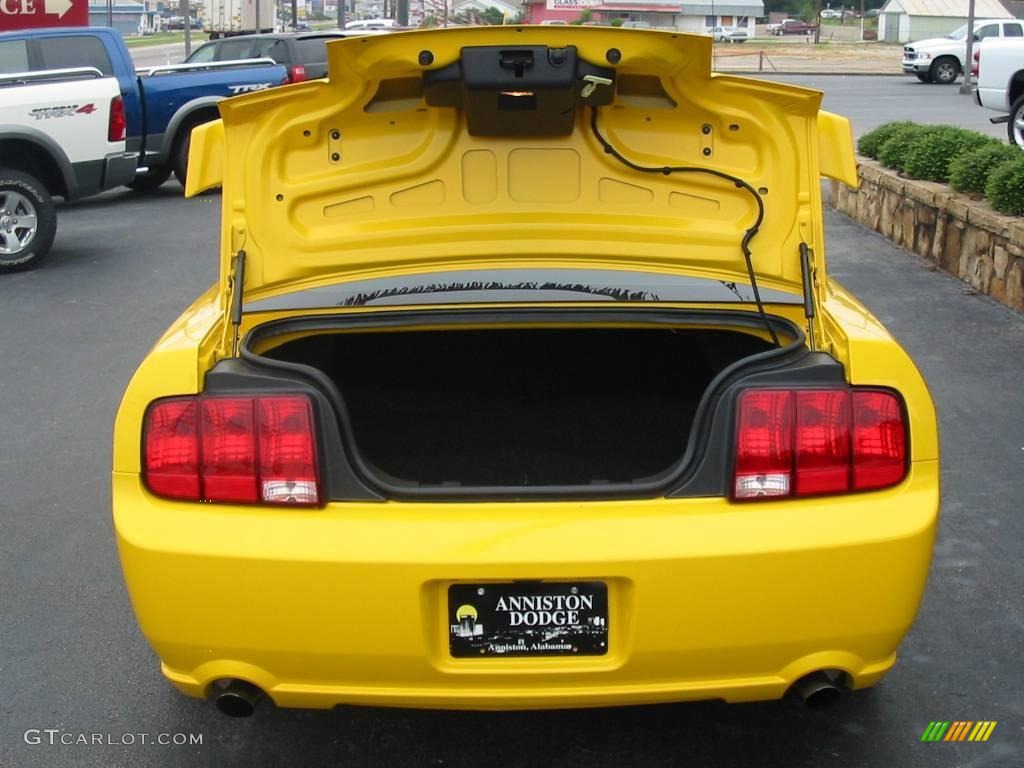 2006 Mustang GT Premium Coupe - Screaming Yellow / Dark Charcoal photo #10