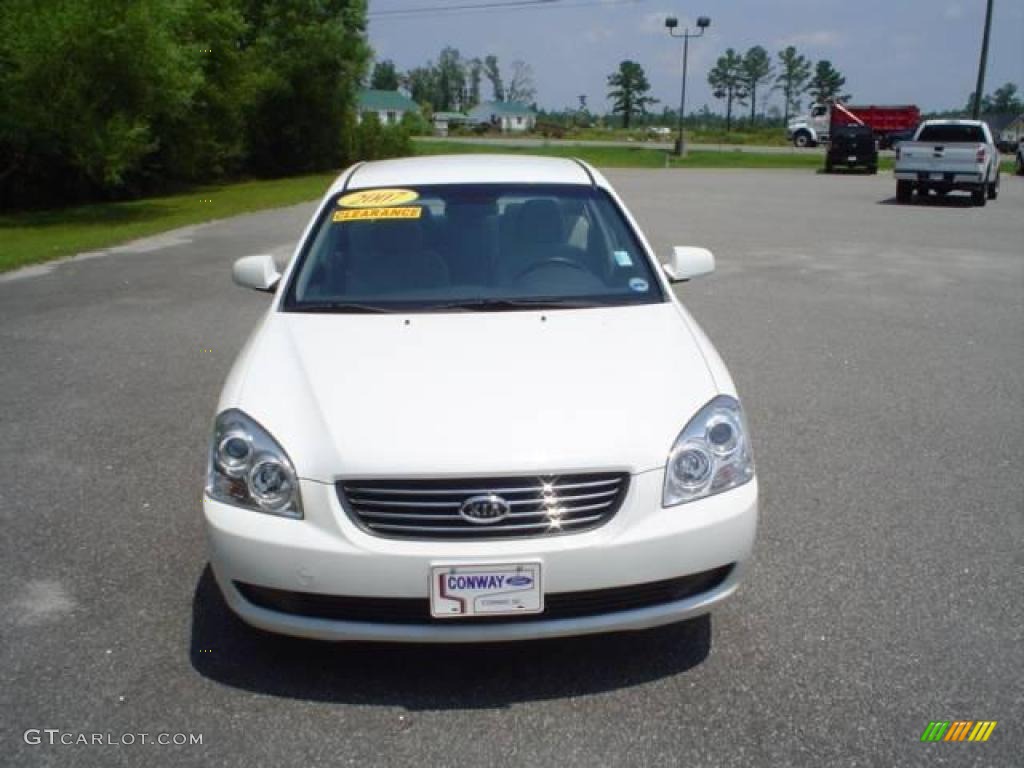 2007 Optima LX - Clear White / Gray photo #5