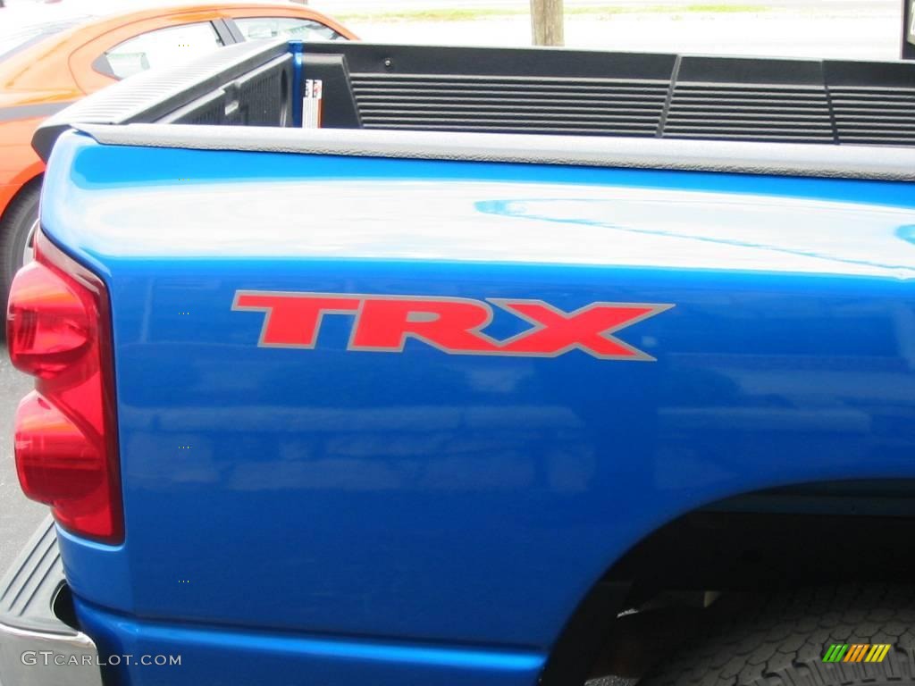 2008 Ram 1500 TRX Quad Cab - Electric Blue Pearl / Medium Slate Gray photo #7