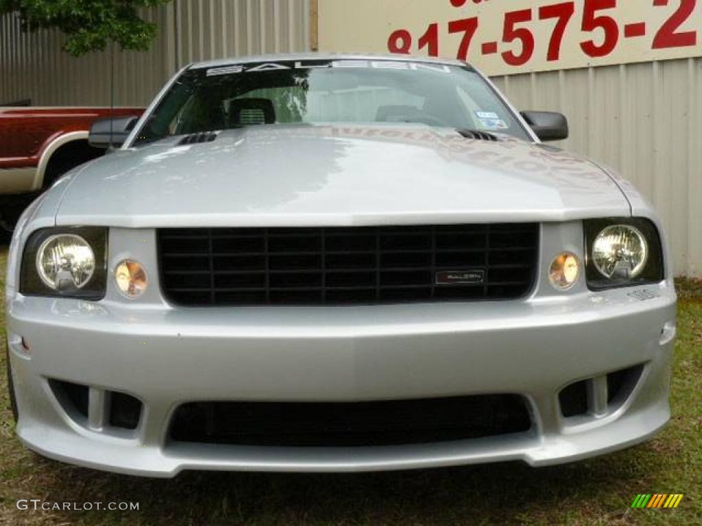 2007 Mustang Saleen S281 Supercharged Coupe - Satin Silver Metallic / Dark Charcoal photo #2