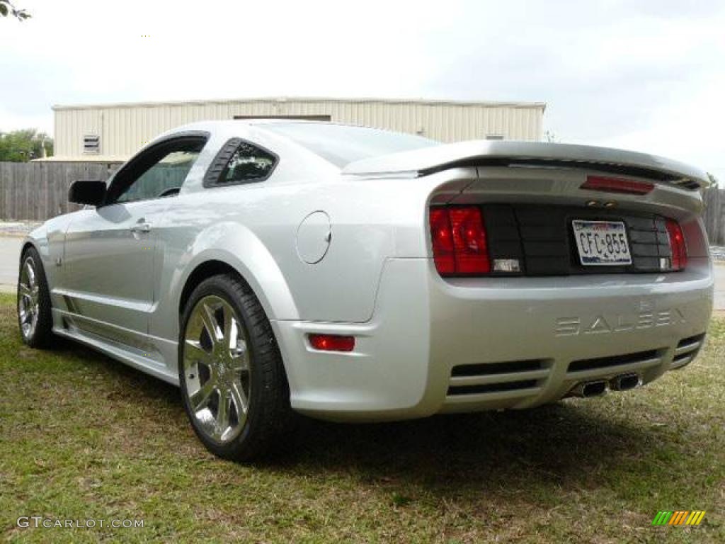 2007 Mustang Saleen S281 Supercharged Coupe - Satin Silver Metallic / Dark Charcoal photo #4