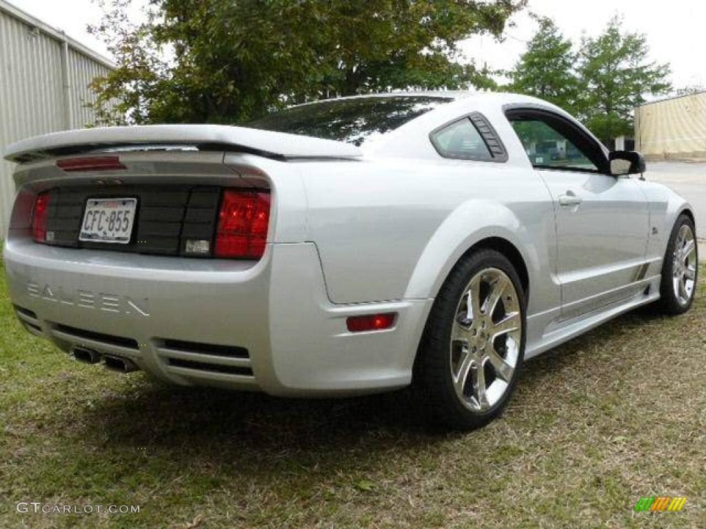2007 Mustang Saleen S281 Supercharged Coupe - Satin Silver Metallic / Dark Charcoal photo #6