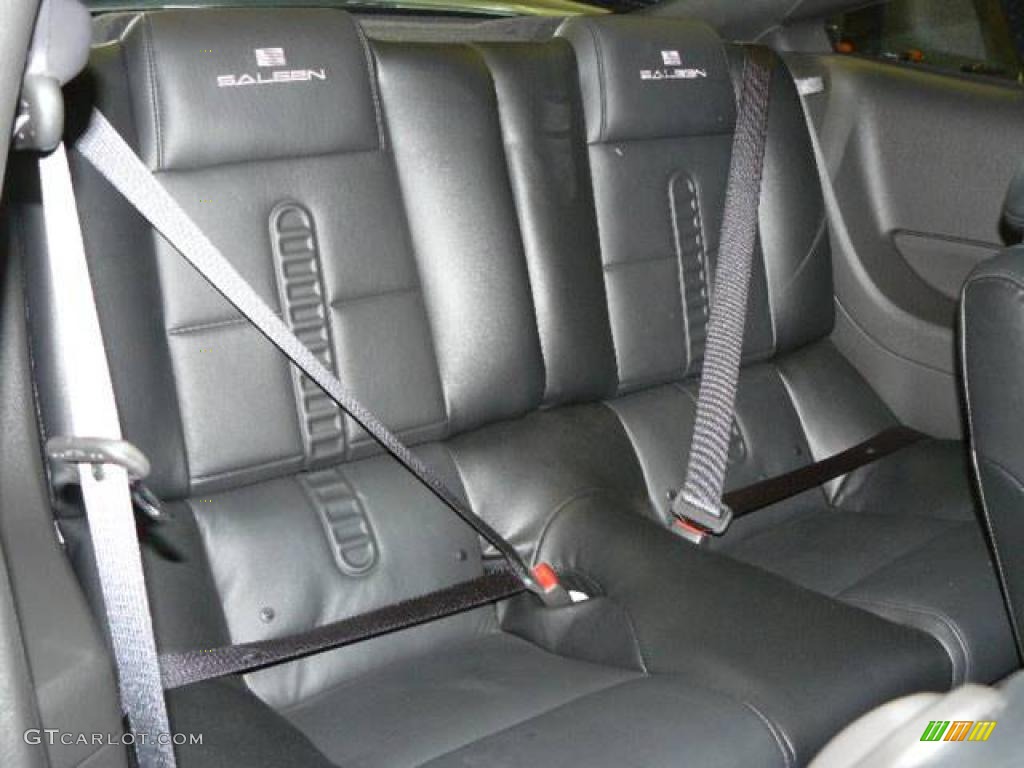 2007 Ford Mustang Saleen S281 Supercharged Coupe Rear Seat Photo #1579479