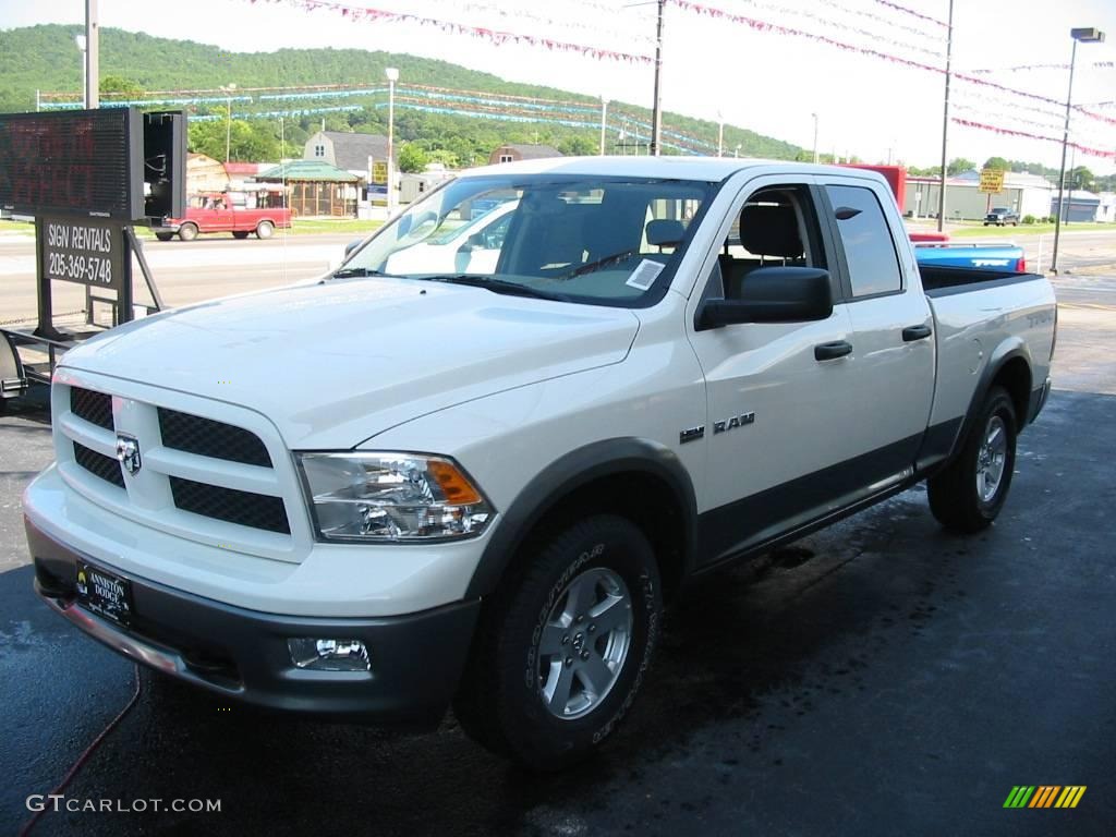 2009 Ram 1500 TRX Quad Cab - Stone White / Dark Slate/Medium Graystone photo #2