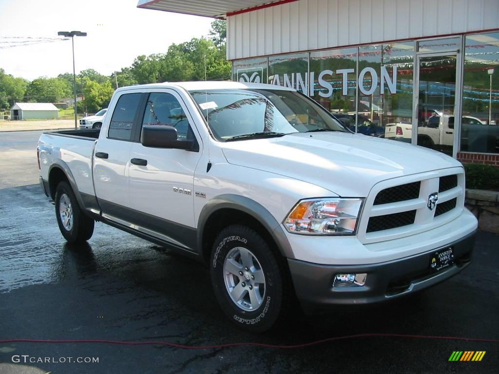 2009 Ram 1500 TRX Quad Cab - Stone White / Dark Slate/Medium Graystone photo #3