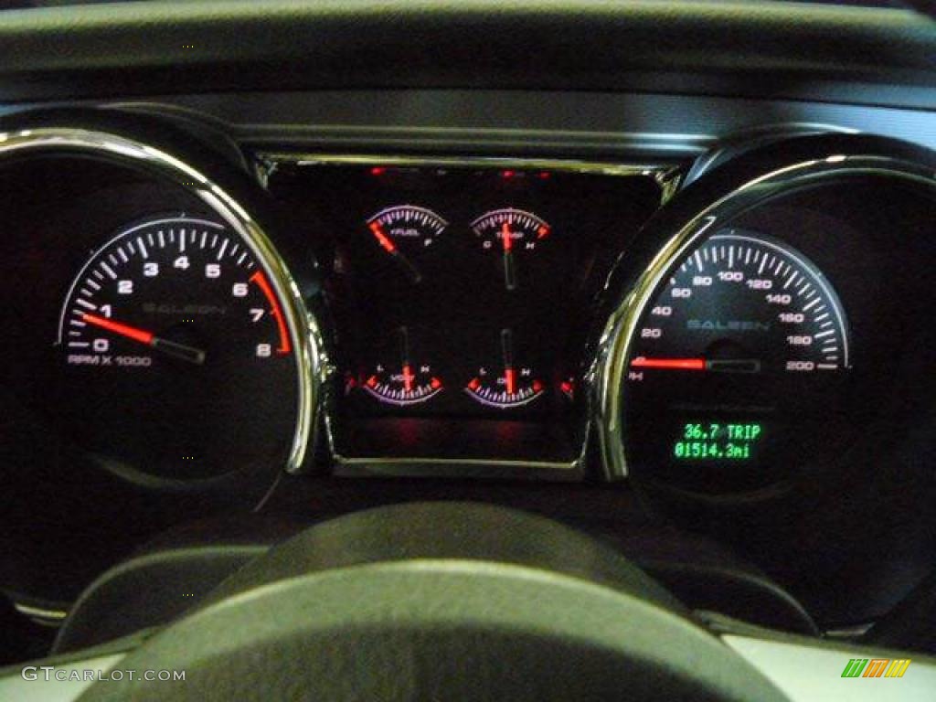 2007 Ford Mustang Saleen S281 Supercharged Coupe Gauges Photo #1579537