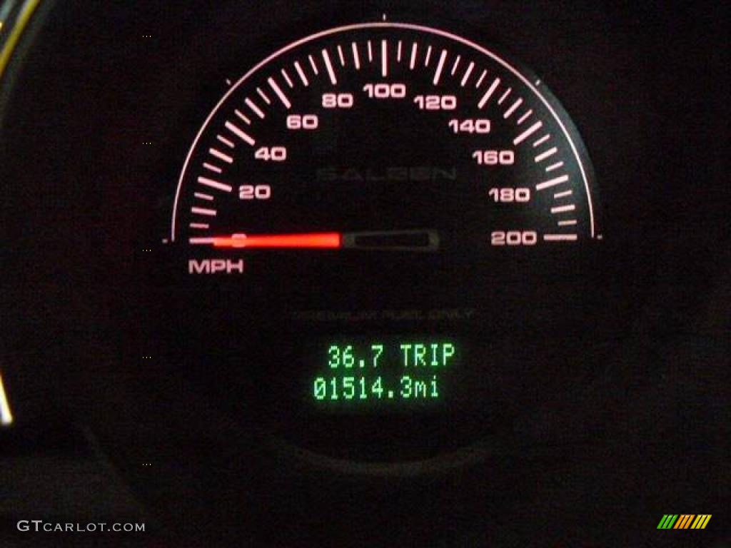 2007 Ford Mustang Saleen S281 Supercharged Coupe Gauges Photo #1579542