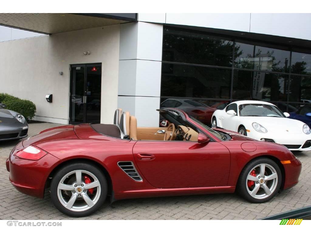 2008 Boxster S - Ruby Red Metallic / Sand Beige photo #8