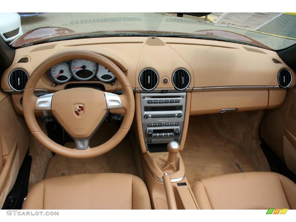 2008 Boxster S - Ruby Red Metallic / Sand Beige photo #13