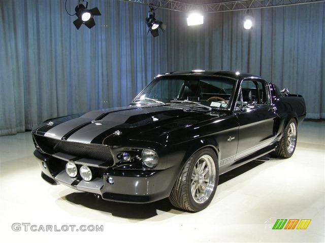 1968 Mustang Shelby GT500E - Raven Black / Black photo #1