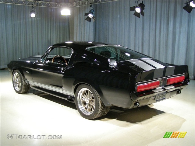 1968 Mustang Shelby GT500E - Raven Black / Black photo #2