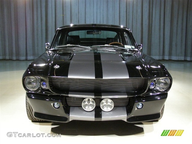 1968 Mustang Shelby GT500E - Raven Black / Black photo #4