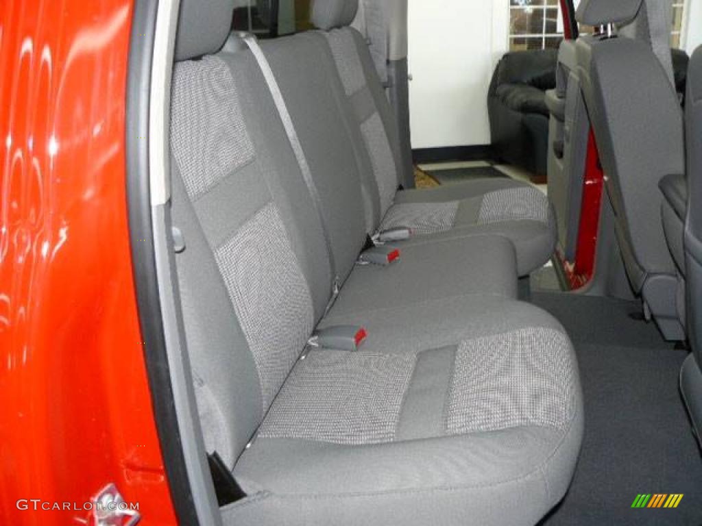 2007 Ram 1500 ST Quad Cab - Flame Red / Medium Slate Gray photo #13