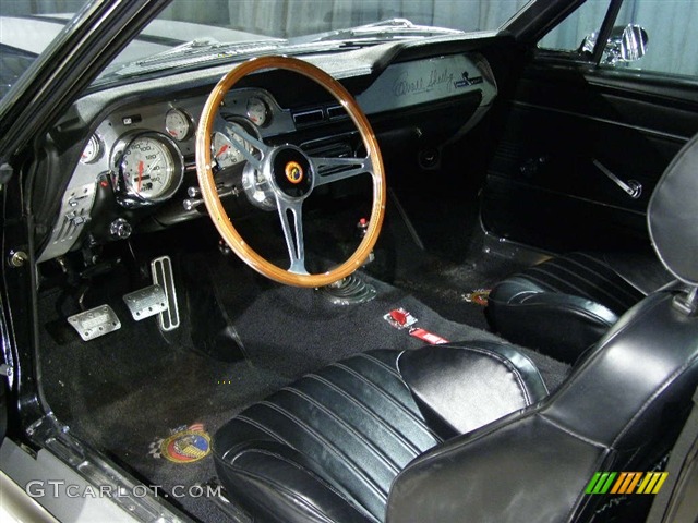 1968 Mustang Shelby GT500E - Raven Black / Black photo #6