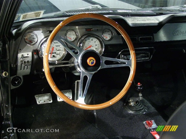 1968 Mustang Shelby GT500E - Raven Black / Black photo #7