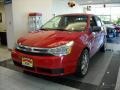 2008 Vermillion Red Ford Focus SE Sedan  photo #5