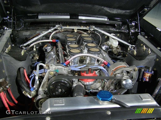 1968 Mustang Shelby GT500E - Raven Black / Black photo #8