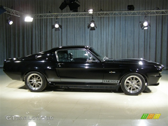 1968 Mustang Shelby GT500E - Raven Black / Black photo #16