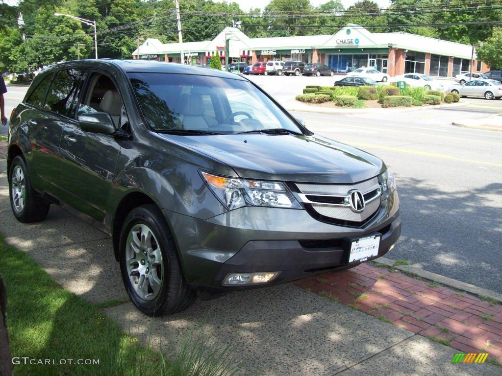 2007 MDX  - Nimbus Gray Metallic / Parchment photo #4