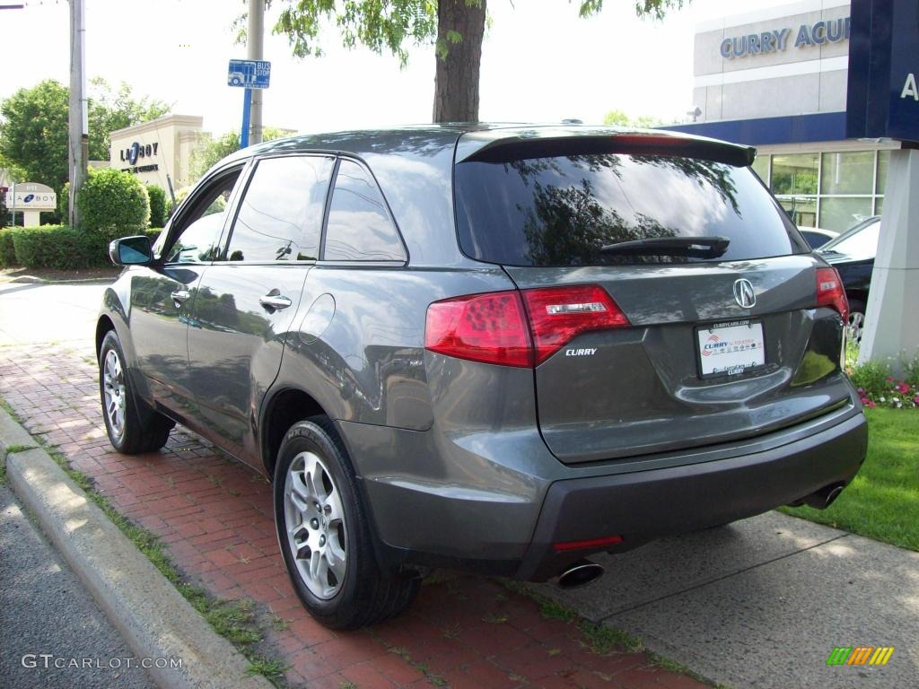 2007 MDX  - Nimbus Gray Metallic / Parchment photo #7