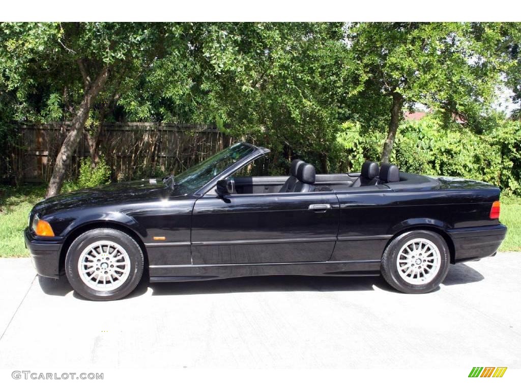 1998 3 Series 323i Convertible - Black II / Black photo #3