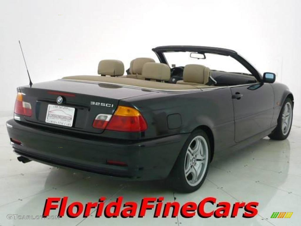 2003 3 Series 325i Convertible - Oxford Green Metallic / Sand photo #2