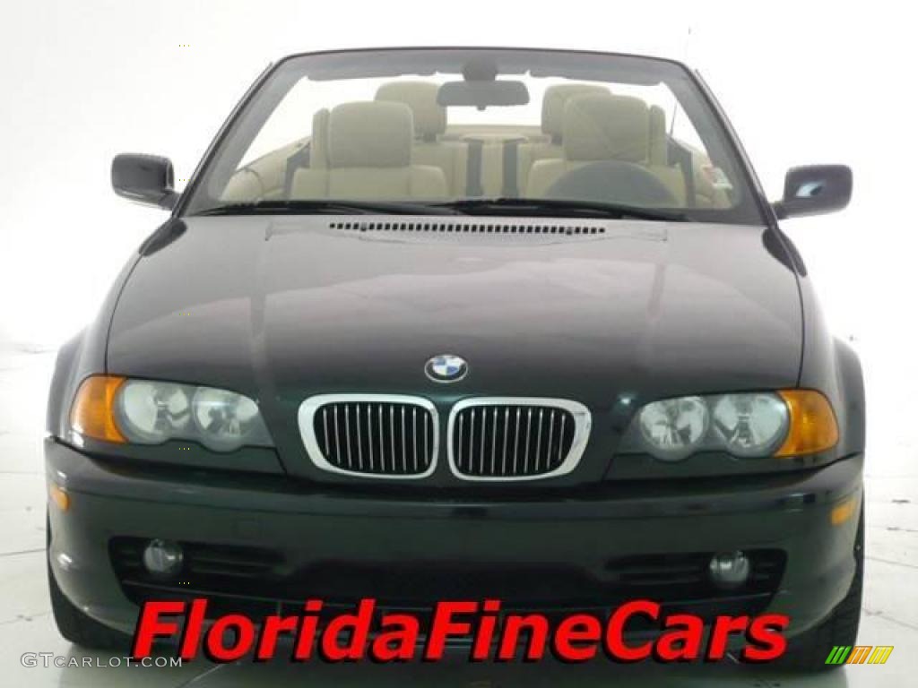 2003 3 Series 325i Convertible - Oxford Green Metallic / Sand photo #5