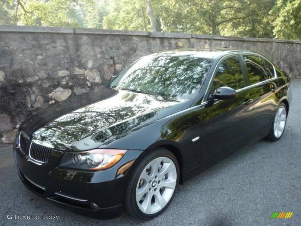 2008 3 Series 335i Sedan - Jet Black / Black photo #2