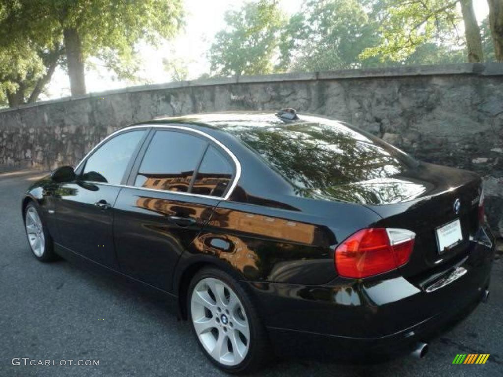 2008 3 Series 335i Sedan - Jet Black / Black photo #3