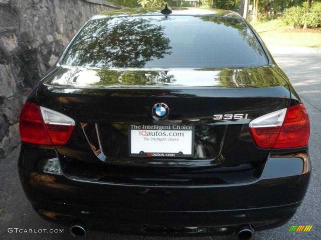 2008 3 Series 335i Sedan - Jet Black / Black photo #6