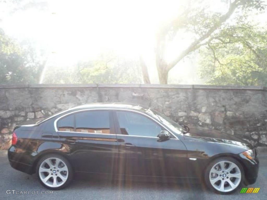 2008 3 Series 335i Sedan - Jet Black / Black photo #9