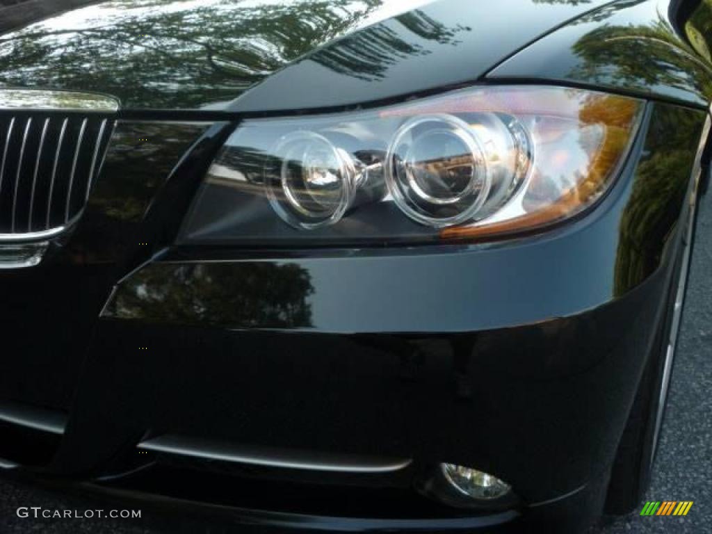 2008 3 Series 335i Sedan - Jet Black / Black photo #16