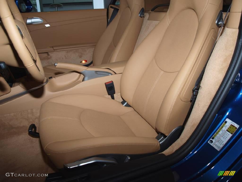 Sand Beige Interior 2009 Porsche Cayman S Photo #15819244