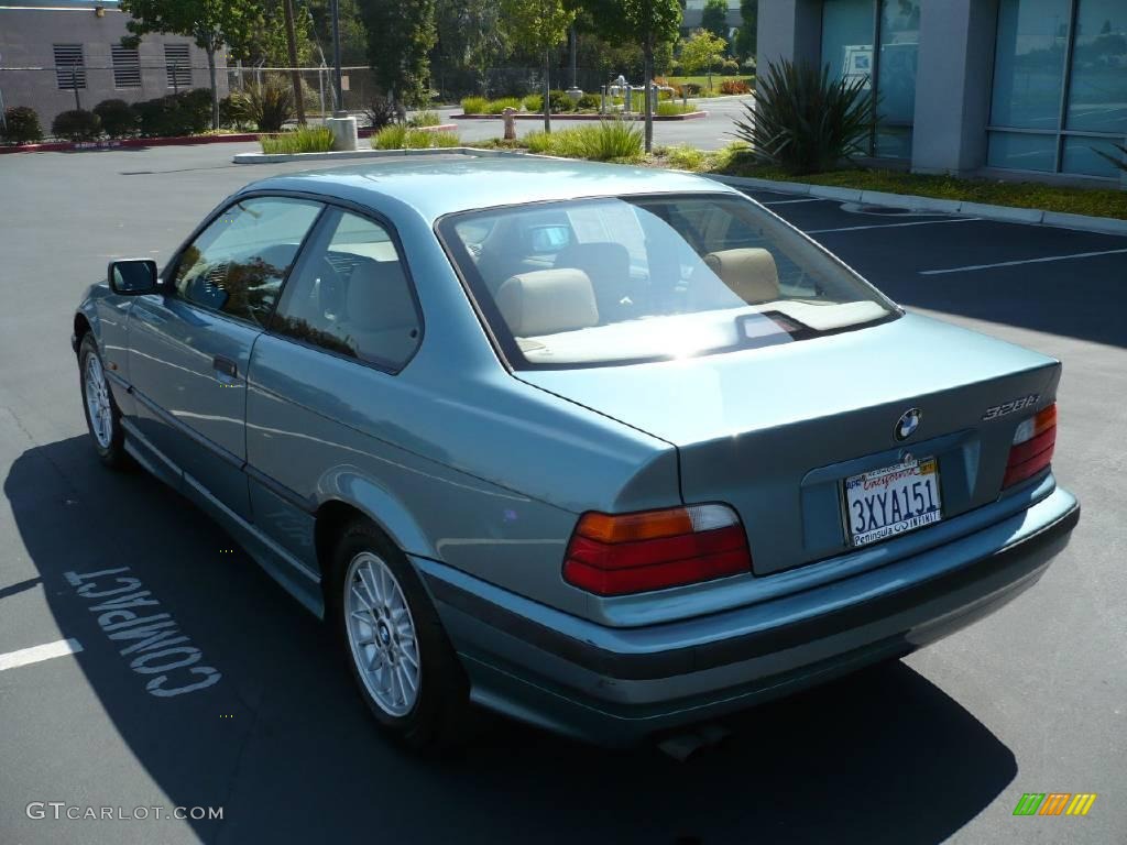 1998 3 Series 328is Coupe - Morea Green Metallic / Tan photo #4