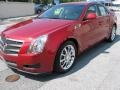 2009 Crystal Red Cadillac CTS 4 AWD Sedan  photo #7