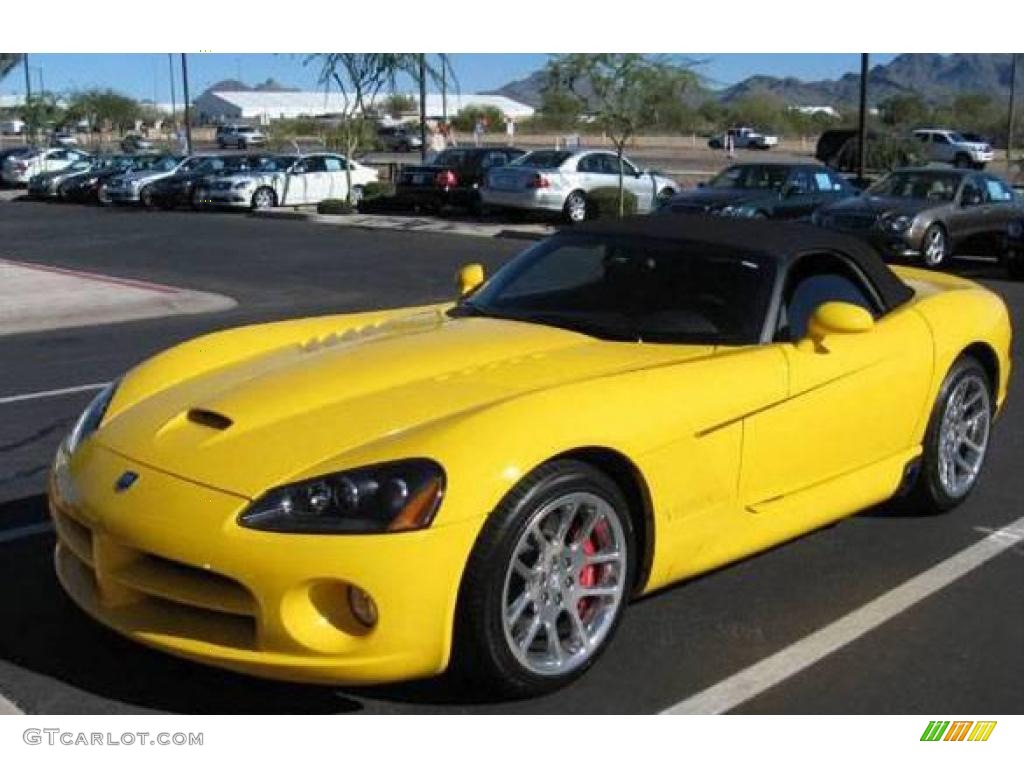 2005 Viper SRT-10 - Viper Race Yellow / Black photo #7