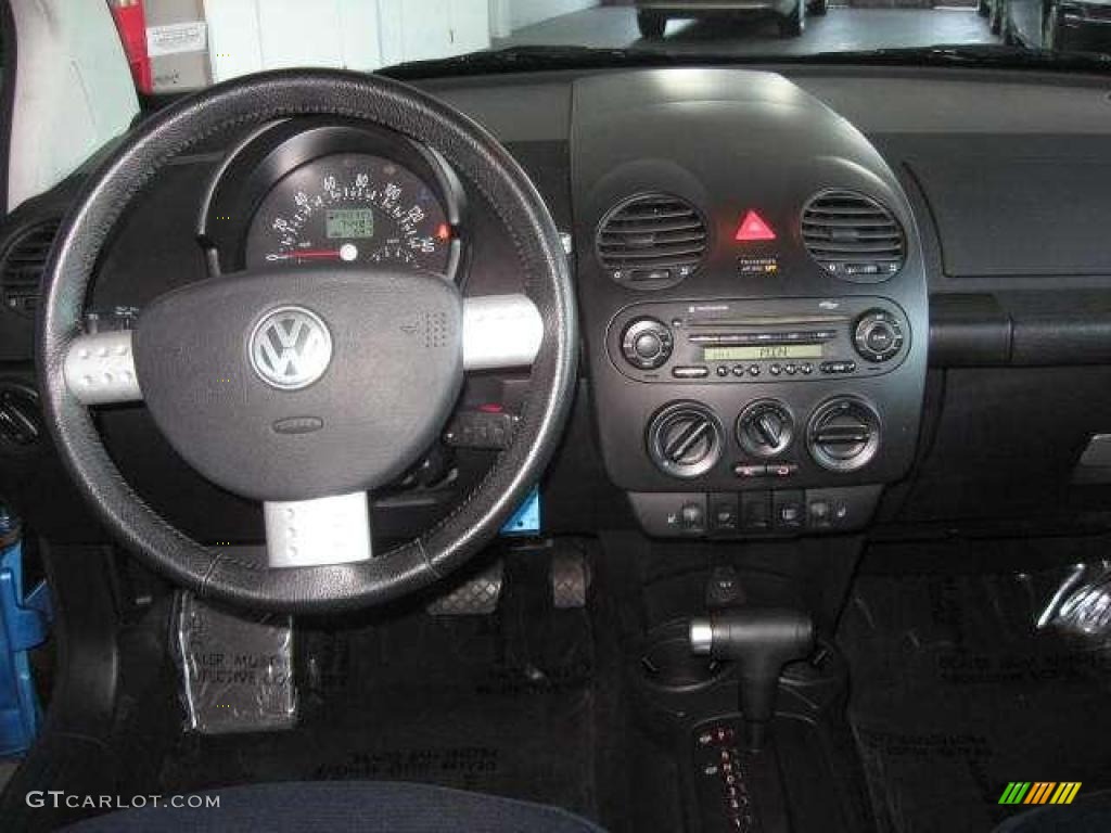 2004 New Beetle Satellite Blue Edition Coupe - Mailbu Blue Metallic / Black/Blue photo #2