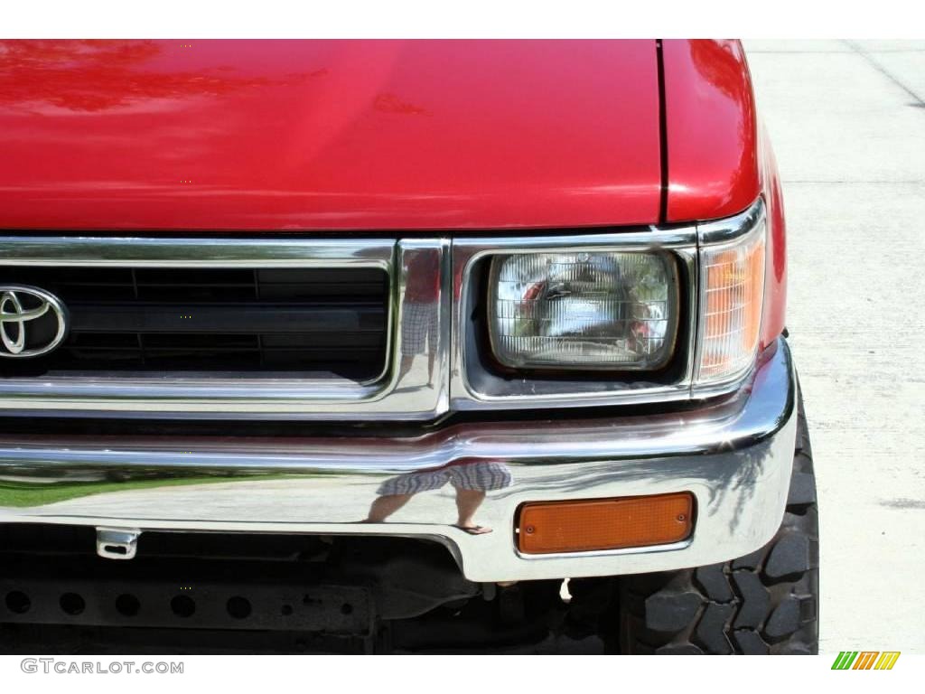 1994 Pickup DX  Regular Cab 4x4 - Garnet Red Pearl / Gray photo #16