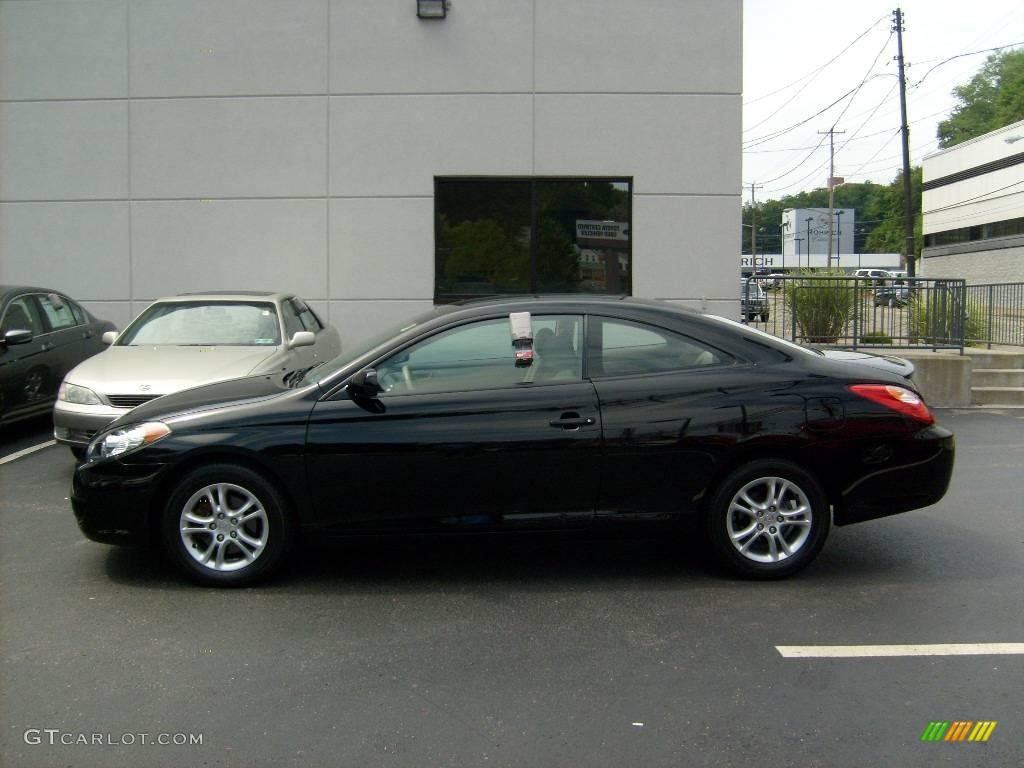 2006 Solara SE Coupe - Black / Ivory photo #1