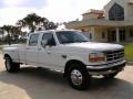 1997 Colonial White Ford F350 XLT Crew Cab Dually  photo #1