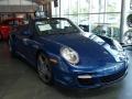 2009 Aqua Blue Metallic Porsche 911 Turbo Cabriolet  photo #1