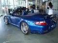 2009 Aqua Blue Metallic Porsche 911 Turbo Cabriolet  photo #2