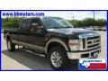 2010 Black Ford F350 Super Duty Lariat Crew Cab 4x4  photo #4