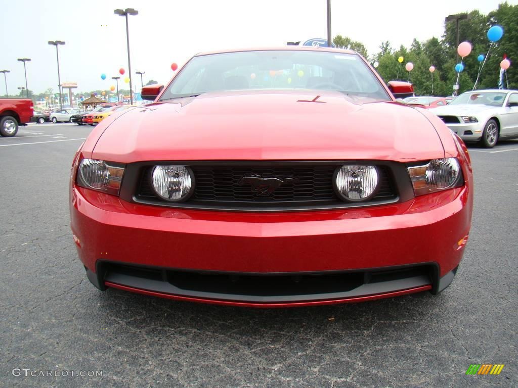 2010 Mustang GT Premium Coupe - Red Candy Metallic / Charcoal Black photo #7