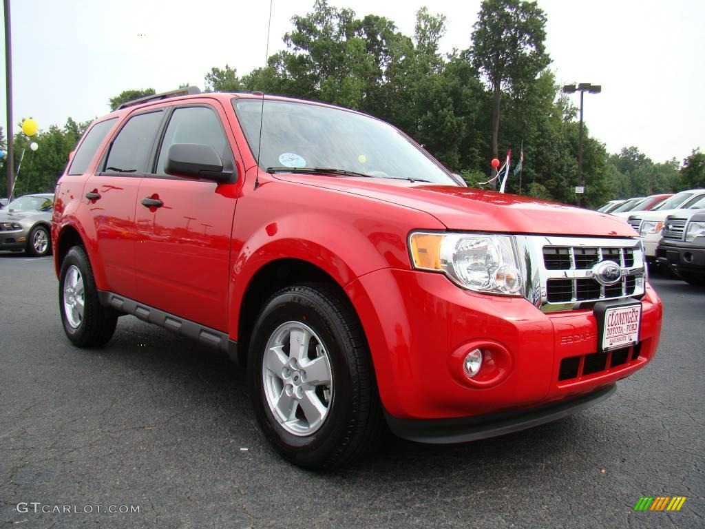 2009 Escape XLT - Torch Red / Charcoal photo #1