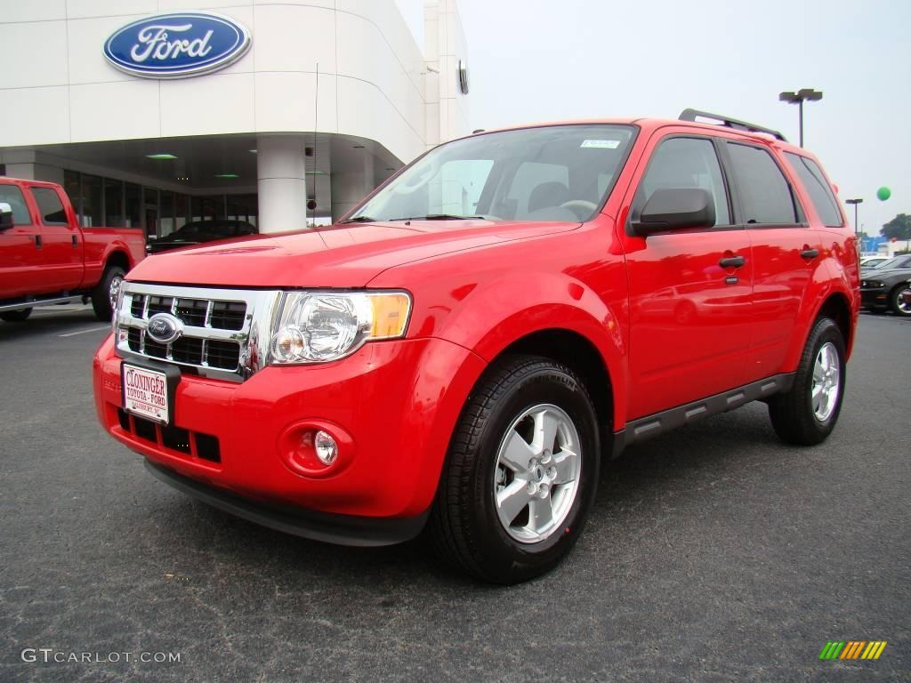 2009 Escape XLT - Torch Red / Charcoal photo #6