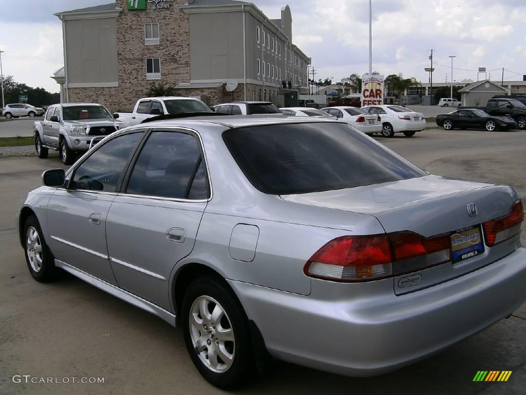 2002 Accord EX Sedan - Satin Silver Metallic / Quartz Gray photo #7