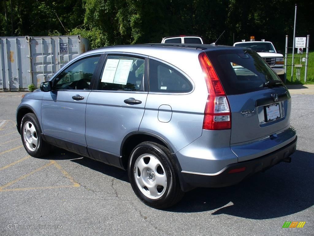 2007 CR-V LX 4WD - Glacier Blue Metallic / Gray photo #2