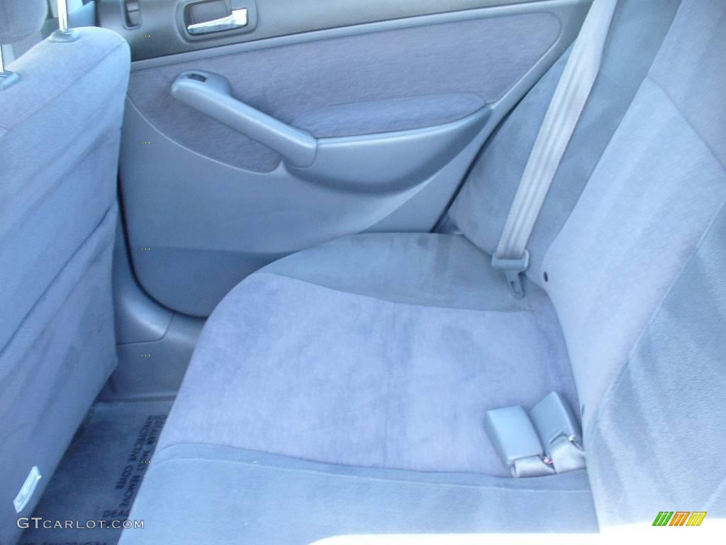 2005 Civic Hybrid Sedan - Opal Silver Blue Metallic / Gray photo #13