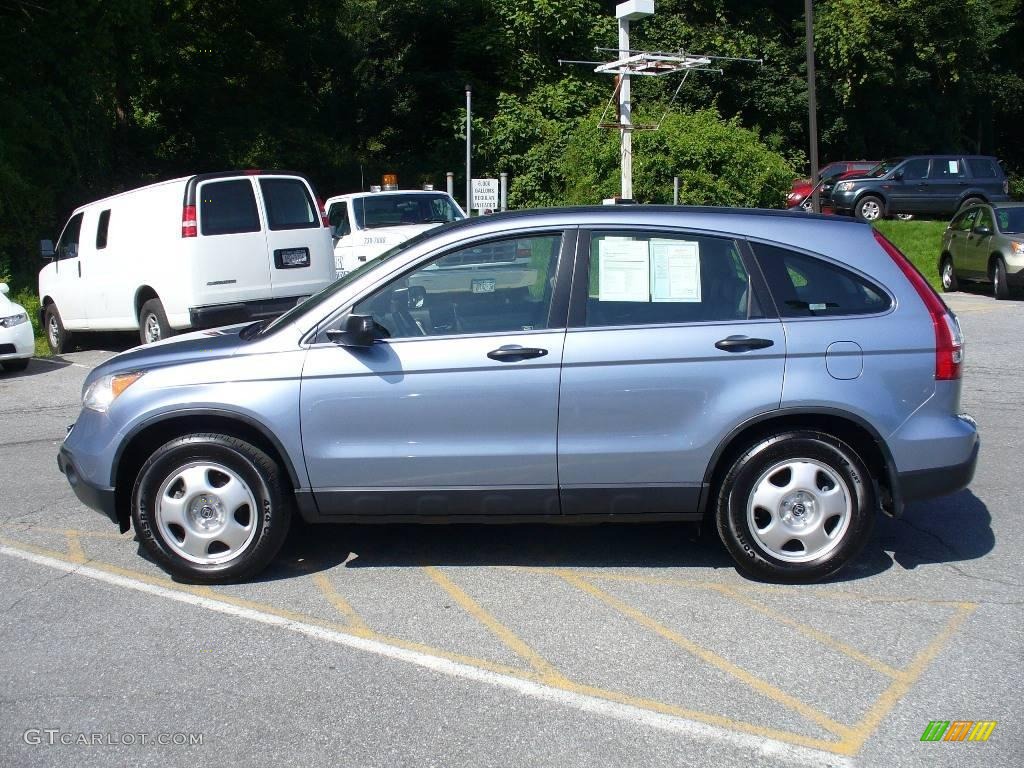 2007 CR-V LX 4WD - Glacier Blue Metallic / Gray photo #19
